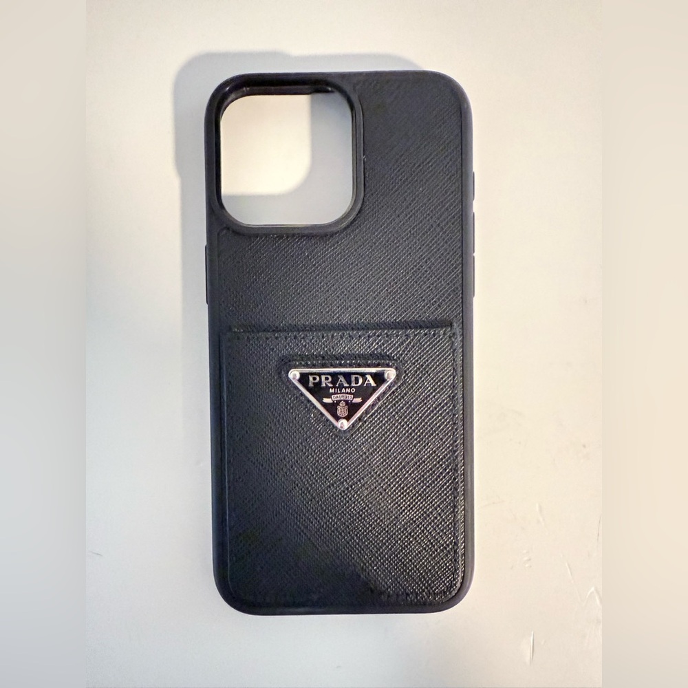 iPhone 15 Pro Max Prada Wallet Case